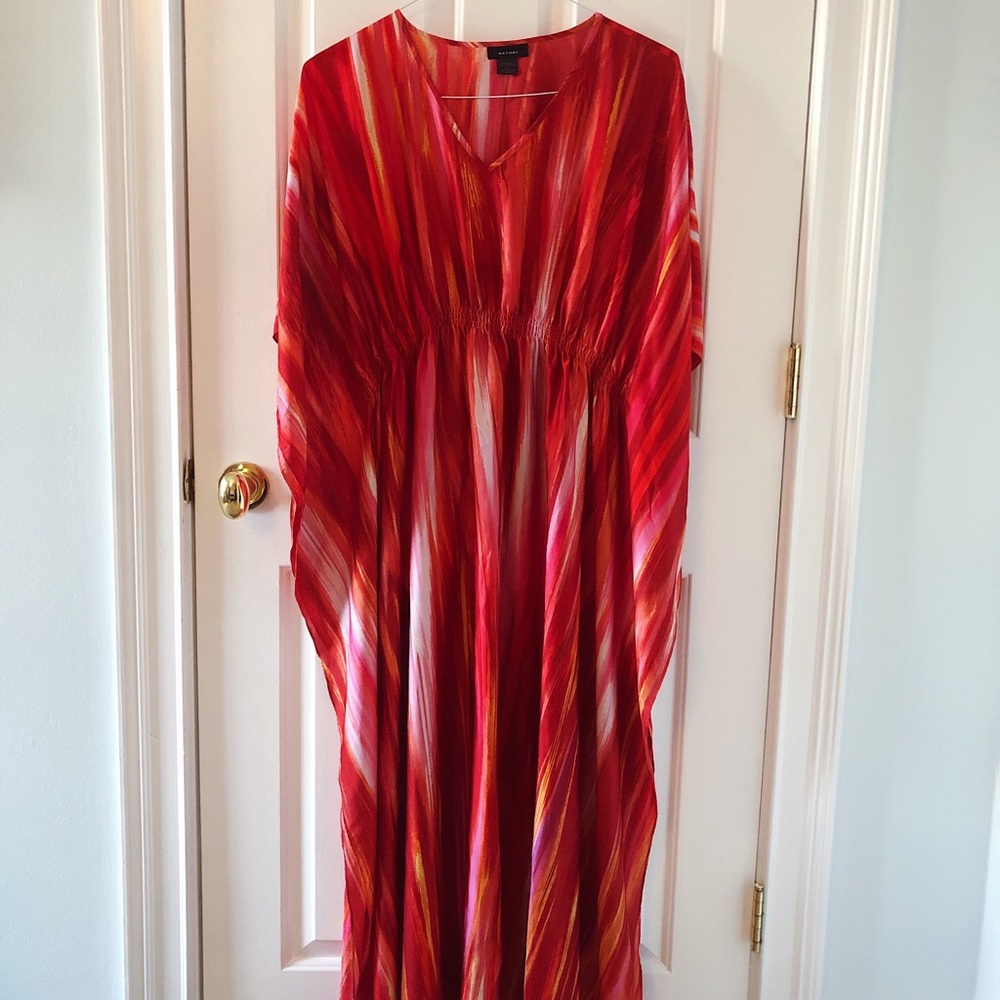 Red sunset caftan